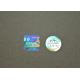 Hot Stamping Foil Holographic Security Stickers For Electronic Packages