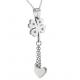 New Fashion Tagor Jewelry 316L Stainless Steel Pendant Necklace TYGN256