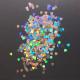 Artware Polyester and Glass Craft Supplies for Beautiful Heart-Shaped Glitter LED Wedding Decorations