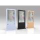 Floor Stand Transparent OLED Screen , Thin And Light Advertising Kiosks Displays