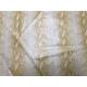 Beige Color Leather Look Fabric , 0.15mm Print Artificial Leather Fabric Snake Skin Design