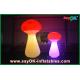 Red Yellow Purple Decoration Standing Inflatable Mushroom With led Giant