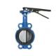 Stainless Steel Stem Pneumatic Control Valve Keystone F9 Series Butterfly Flow Control Valve With Pneumatic Actuator