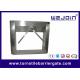 Stainless Steel Half Height Turnstile Gate Tripod Access Control Double Direction