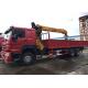 10 Wheels 10T Mobile Crane Truck , Crane Lift Truck High Capacity For Construction