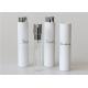 Luxury white twist and spritz atomiser 10ml aluminum perfume spray bottle with