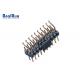 Double Row PA6T 20P SMD Pin Header PA6T Horizontal With Cap Post