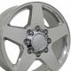 20x8.5 Chevrolet Silverado Replica Wheels Polished 8 Lug Chevy Replica Wheels 5503