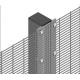 Galvanized / Powder Coated Anti Climb Weled 358 Mesh Fence For Prison