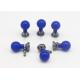 Reusable Medical Monitor Accessories ECG Electrode Blue Breast Suction Ball Electrode