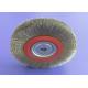 Long Life Crimped Wire Wheel Brush 150 X 16mm Stainless Steel For Removing Rust