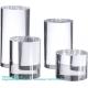Acrylic Cube Cylinder Round Photo Props, Transparent Solid Acrylic Display Blocks For Photography Boutique Jewelry