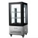 550L Upright Glass Door Cooler Four Side Glass Refrigerated Display Case