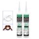 GP Glass Adhesive Silicone Sealant White Clear Color For Window