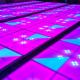 Portable Disco Light Dance Floor , LED DJ Stage Dance Floor With Ray Effect