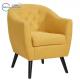 Hot Sale Wooden Frame Furniture One Seat Multiple Colors Available Arm Chair Chairs For Living Room