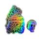 Die Cut Offset Printing Stickers Reflective Rainbow Custom Holographic Stickers