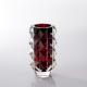 Portable Decorative Glass Crystal Flower Vase Handmade Crafts 150mm Height