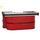 Red Commercial Checkout Counters , Aluminum Alloy Seal Cashier Checkout Counter