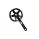 Single Speed Bicycle Spare Parts Bicycle Chainwheel And Crank Customized Teeth