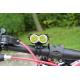 2000 Lumen Rechargeable LED CREE XM-L U2 Bike Light 20 W , Aluminum Alloy Reflector