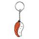 Custom Deisgn Salmon Sushi 2D Soft PVC Keychain PMS Color Rubber Key Chain