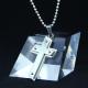 Fashion Top Trendy Stainless Steel Cross Necklace Pendant LPC298