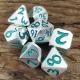 Sharp Edge Resin Dice Set Metal For Dungeon And Dragon Hand Pouring Polyhedral