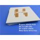 Rogers AD450 High Frequency PCB Built on 10mil 0.254mm Substrate With Immersion Gold for Wide Band Antennas.