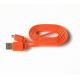 Micro USB Noodle Charging Cable 3F For JBL Charge 3+ Flip3 Flip2 Blue Tooth Speaker