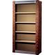 Top Genuine Leather Home Office Bookcase / Shelving Cabinet Solid Structure