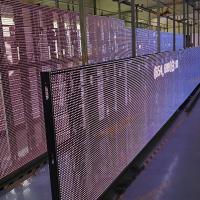 P1616 3840Hz Mesh LED Curtain Display Poster Stands HD Advertising LED Screen
