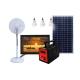 Home application multi solar power system home lighting system with 19 inch TV for family watching solar energy systems