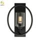 Dimmable Antique Black Candle Wall Light 1 Light