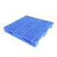 1100x1100 HDPE Stackable Plastic Pallet Dynamic 2.5T Blue 13.8Kg