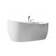 ARROW N6W1622TQ Freestanding Soaking Bathtubs Oval Acrylic 150L Capacity
