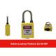6mm Diameter 38mm Shackle Length Dustproof Plastic Safety Lockout Padlocks