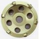 Diamond PCD Cup Grinding Wheel Arbor Hole Size 22.23mm / M14 Standard Hardness