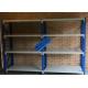 Butterfly Hole Metal Shelf Rack / Height Adjustable Warehouse Storage Racks