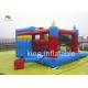 Small Colorful Inflatable Jumping Castle With Slide For Kids Commercial
