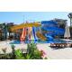 OEM Aqua Theme Park Swimming Pool Games Rides Fiberglass Water Slide for Adults