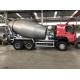SINOTRUK HOWO Concrete Mixer Truck 10 CBM For Concrete Transportation