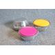 Heat Insulated Beat Eggs Stainless Steel Bowl With Cover 12cm 14cm 16cm
