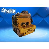 Two Player Cooperated Shooting Video Game Machine Ball Hit Screen Electric Car Machine