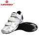 Nylon White SPD Indoor Cycling Shoes Water Resistant Anti Collision Design