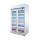 Commercial Refrigerated Display Case Double Door Display Fridge Showcase