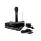 2 Channels Wireless Conference System Microphone With High Sensitivity For Party