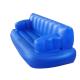 Water Floating Blue Inflatable Sofas And Couches For Sleeping With Commercial Quality