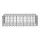 Welded Gabion Cage Retaining Wall Lowes Gabion Stone Baskets Silver Color