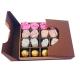 20 Grid CMYK PMS Double Door Box Heart Shaped Hollow Window Flower Cardboard Chocolate Boxes